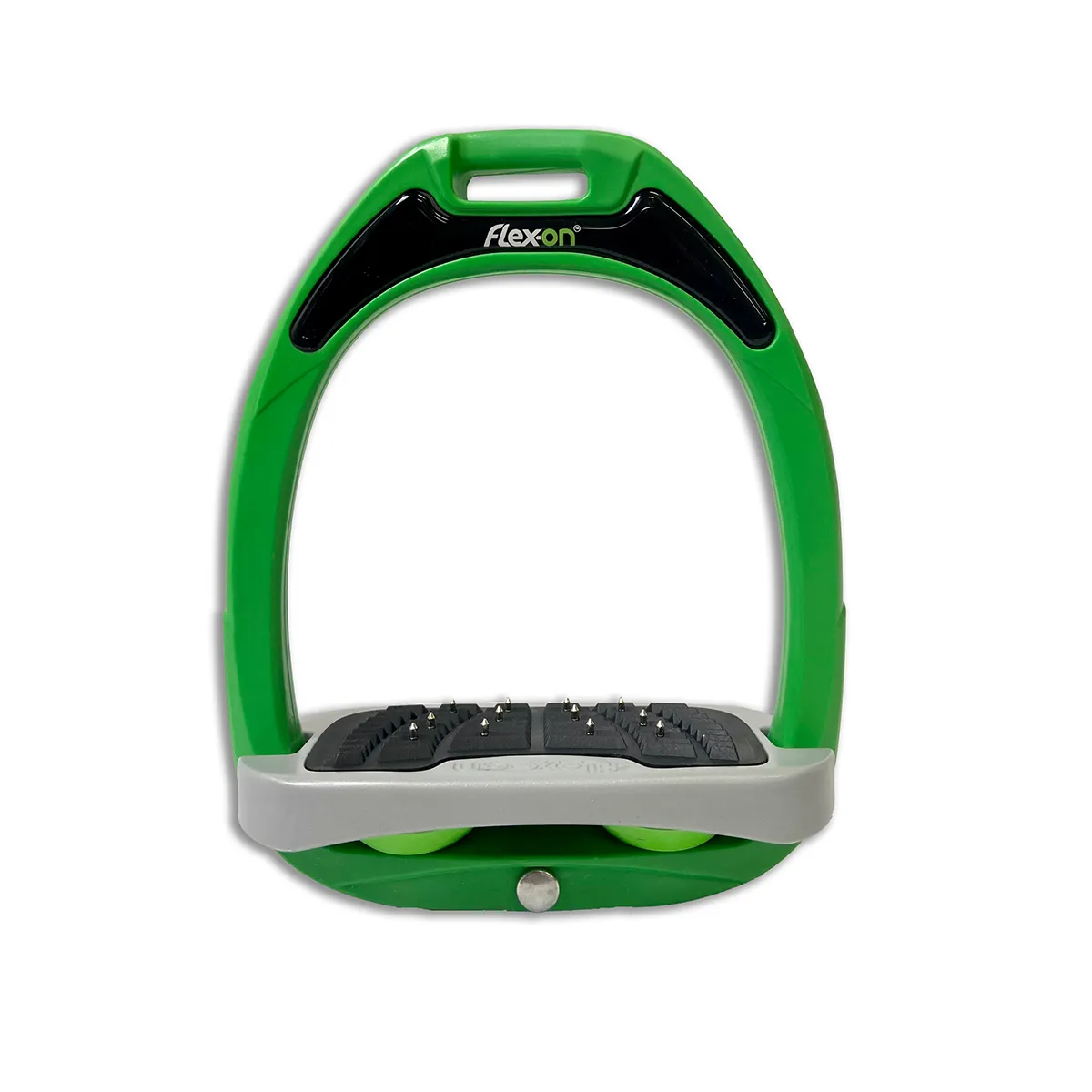 Flex-On Green Composite Stirrup Irons - Custom