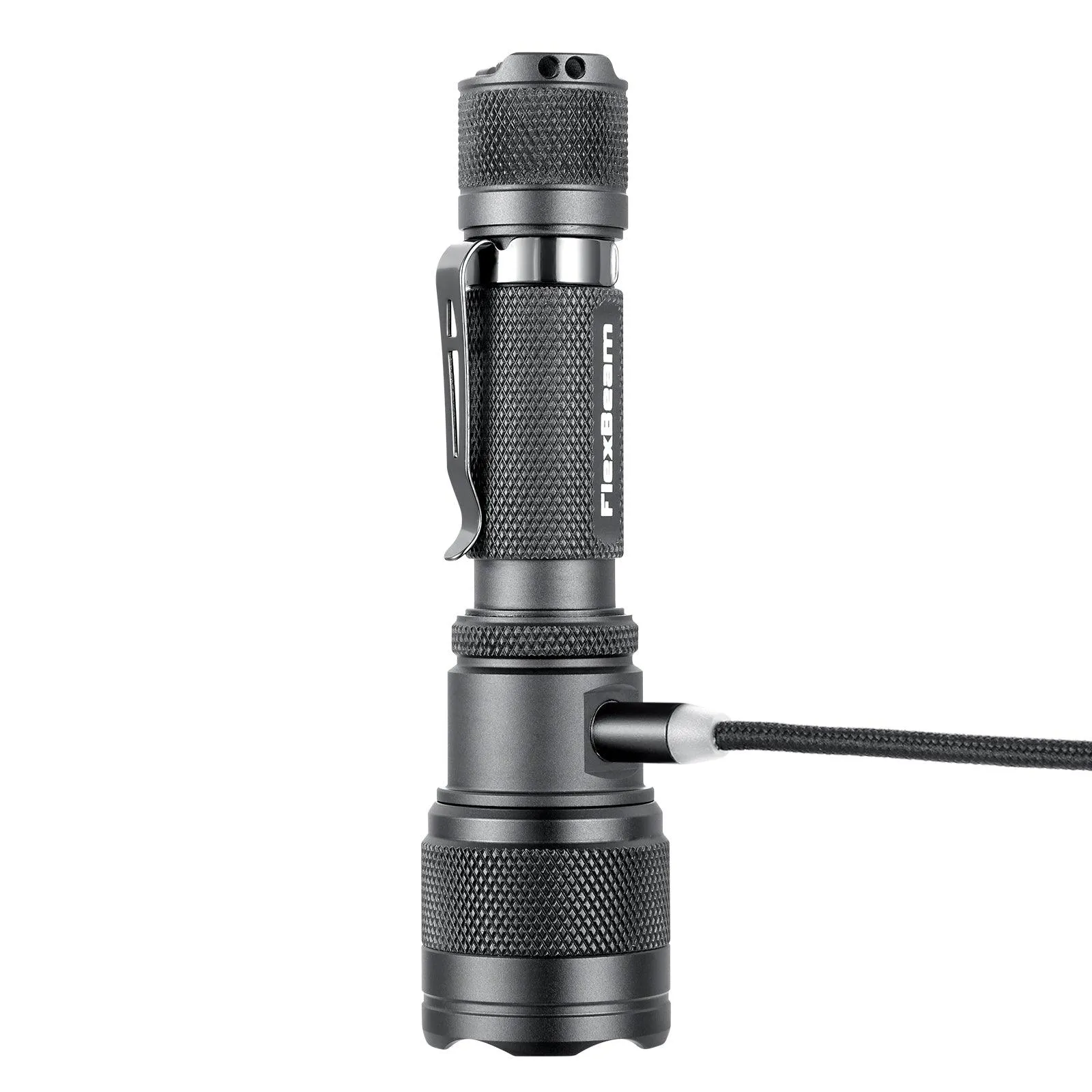 FlexBeam- 1200 Lumen Adjustable Beam Rechargeable Flashlight -New Release Limited Quanities