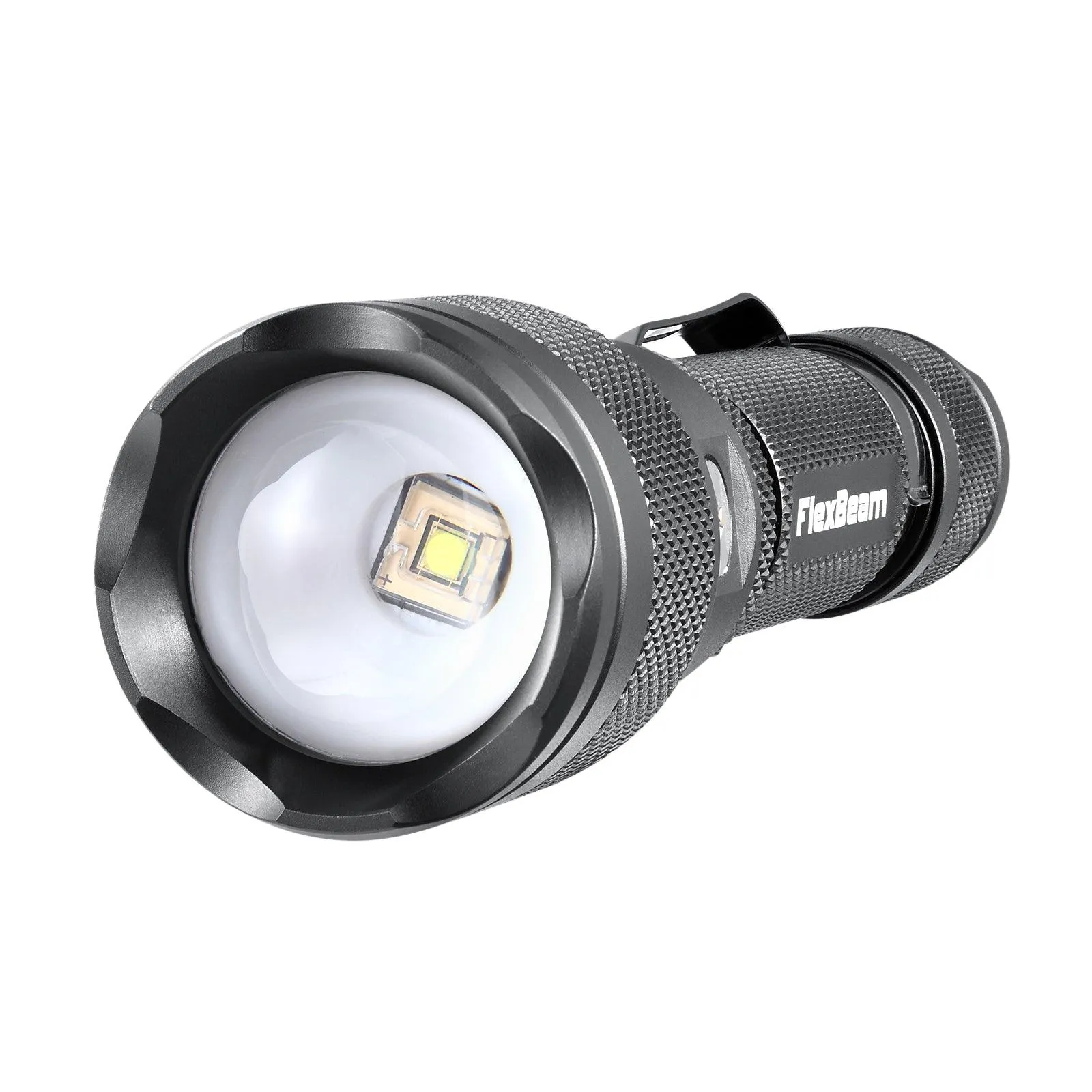 FlexBeam- 1200 Lumen Adjustable Beam Rechargeable Flashlight -New Release Limited Quanities