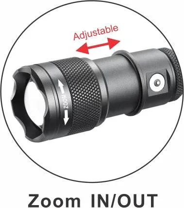 FlexBeam- 1200 Lumen Adjustable Beam Rechargeable Flashlight -New Release Limited Quanities