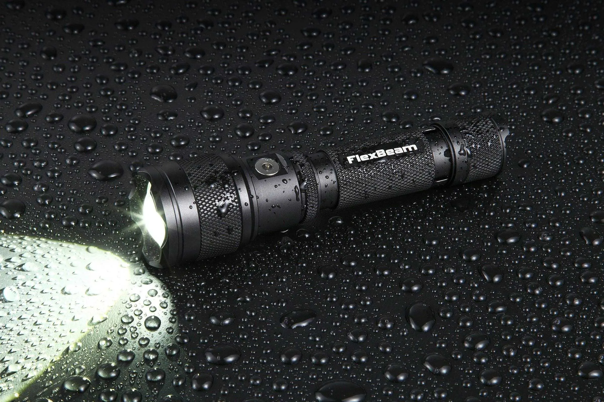 FlexBeam- 1200 Lumen Adjustable Beam Rechargeable Flashlight -New Release Limited Quanities