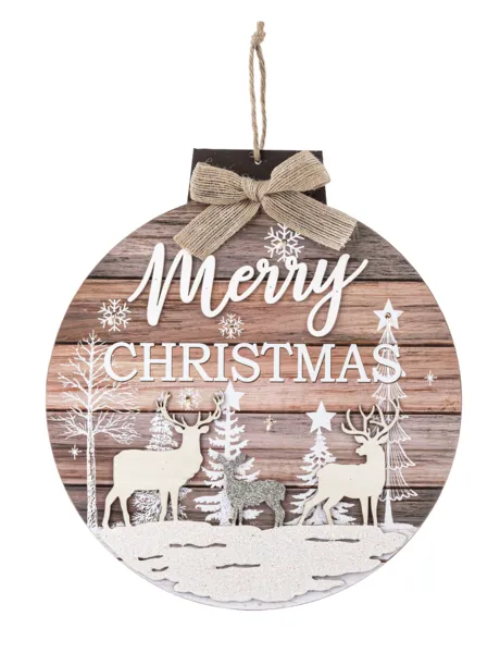 Forest and Deer LED Ornament Wall Decor