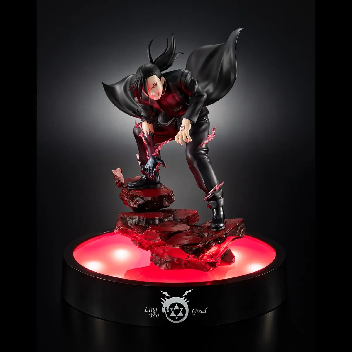 Fullmetal Alchemist Brotherhood: Greed/Ling Yao Figurine w/ LED Base