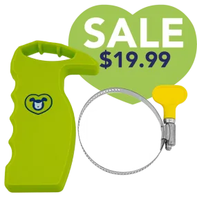 Furm Grip Dryer Handle Lime Green by PetStore.Direct