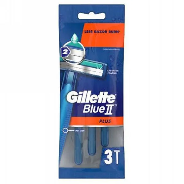 GILLETTE 2 RAZORS 3PCS