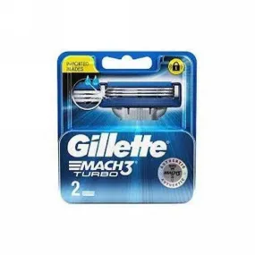 GILLETTE MACH 3 TURBO 2PCS