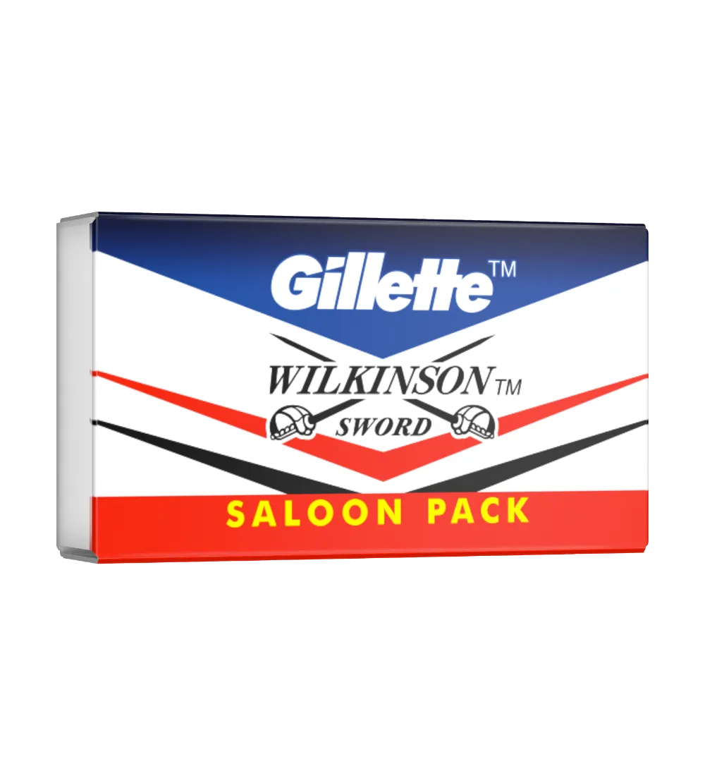 Gillette Wilkinson Sword - Double-Edge Razor Blades - Saloon Pack 11 Blades