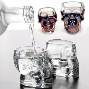 Glass Skull Wine Glass Whiskey Spirits Special-Shaped Wine Glass