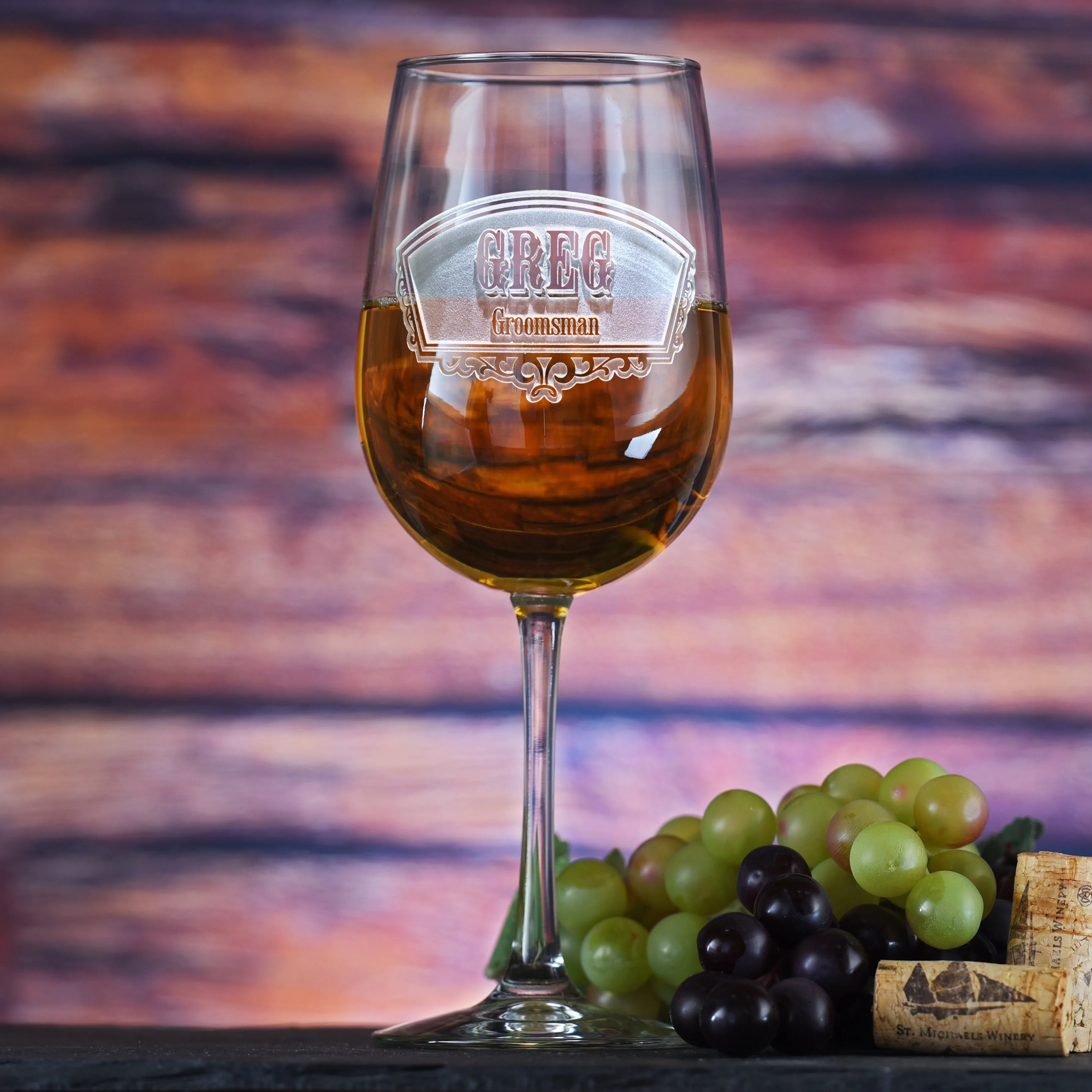 Groomsman, Best Man, Wine Glasses, Bridal Party Toasting Glasses