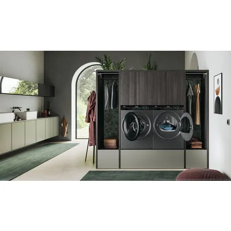 Haier HD80-A2939R 8kg Heat Pump Tumble Dryer - Graphite