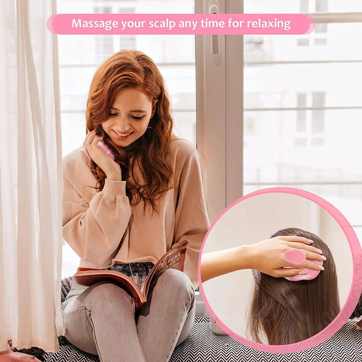 Hair Scalp Massager Shampoo Brush