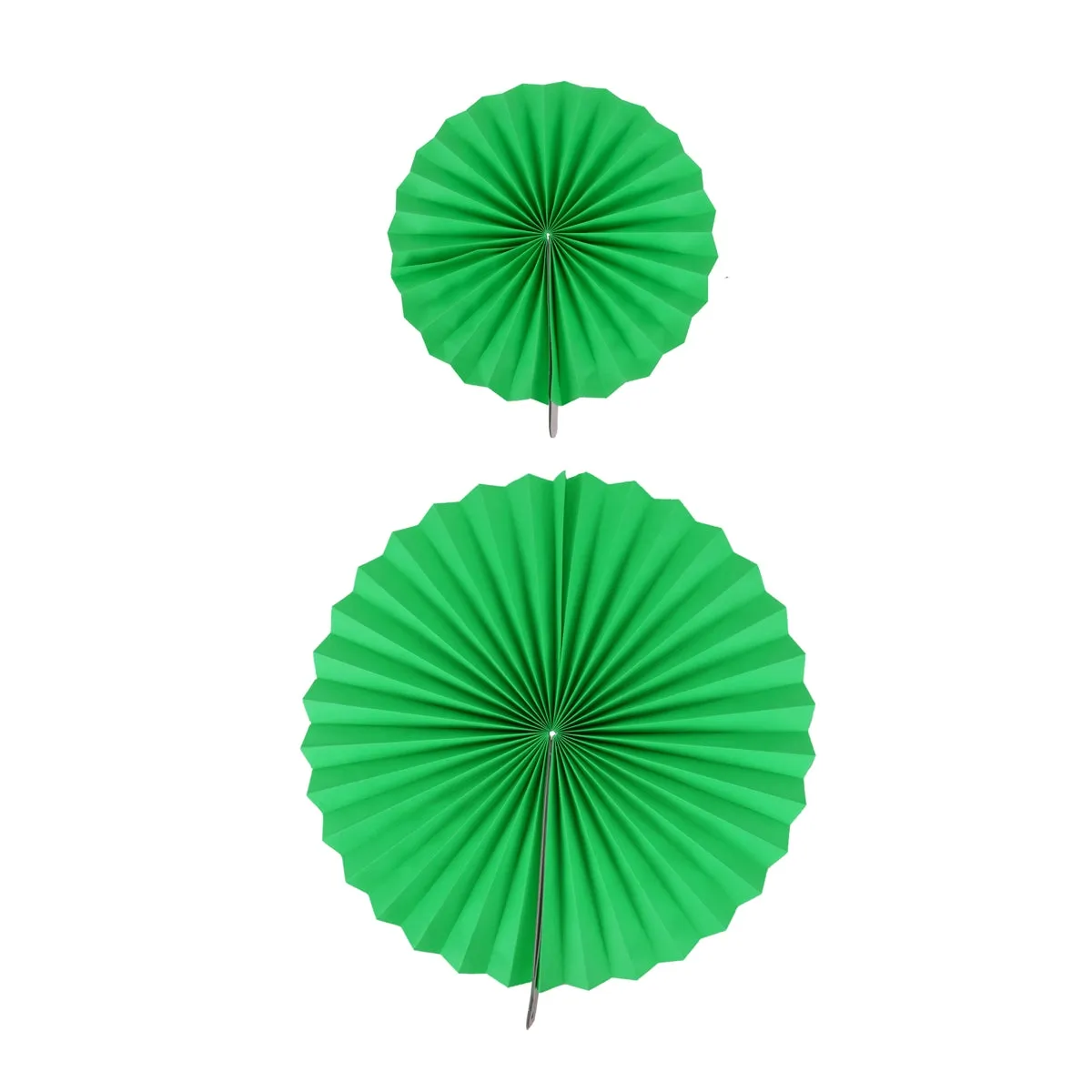 Hanging Paper Fan Decoration Set | 6 Pcs/ Tricolour Fan Wall Decoration/Wall Hanging Decor/ Republic Day Decor