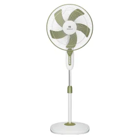 Havells Pentaforce Pedestal Fan 400mm White Green