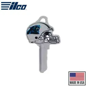 Ilco - NFL TeamKeys - Helmet Edition - Key Blank - Carolina Panthers - SC1 (5 Pack)