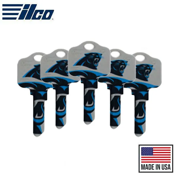 Ilco - NFL TeamKeys - Key Blank - Carolina Panthers - SC1 (5 Pack)