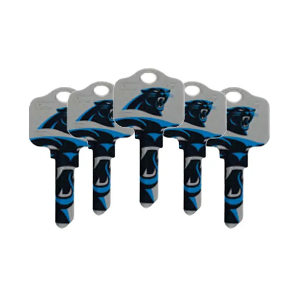 Ilco - NFL TeamKeys - Key Blank - Carolina Panthers - SC1 (5 Pack)