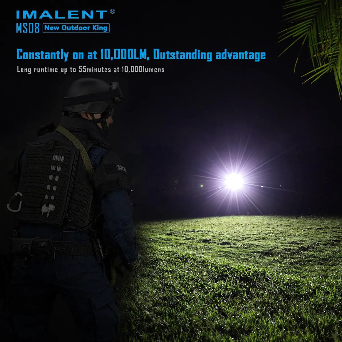 IMALENT MS08 2nd 34000 lumen flashlight