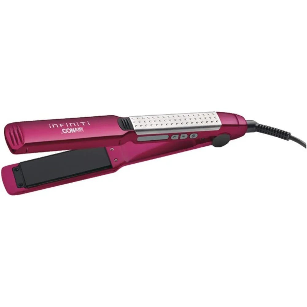 InfinitiPRO by Conair CS33BN Tourmaline Ceramic Flat Iron (1.5; Pink/White)