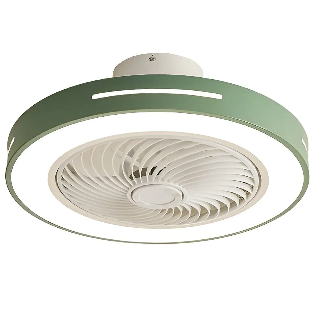 Inverter Ceiling Light with Fan: Compact Folding Blade Design Hidden Recessed Light and Fan Combo for Indoor Use Smart, Low Height Nordic Style, Ideal for Kitchens and Small Spaces