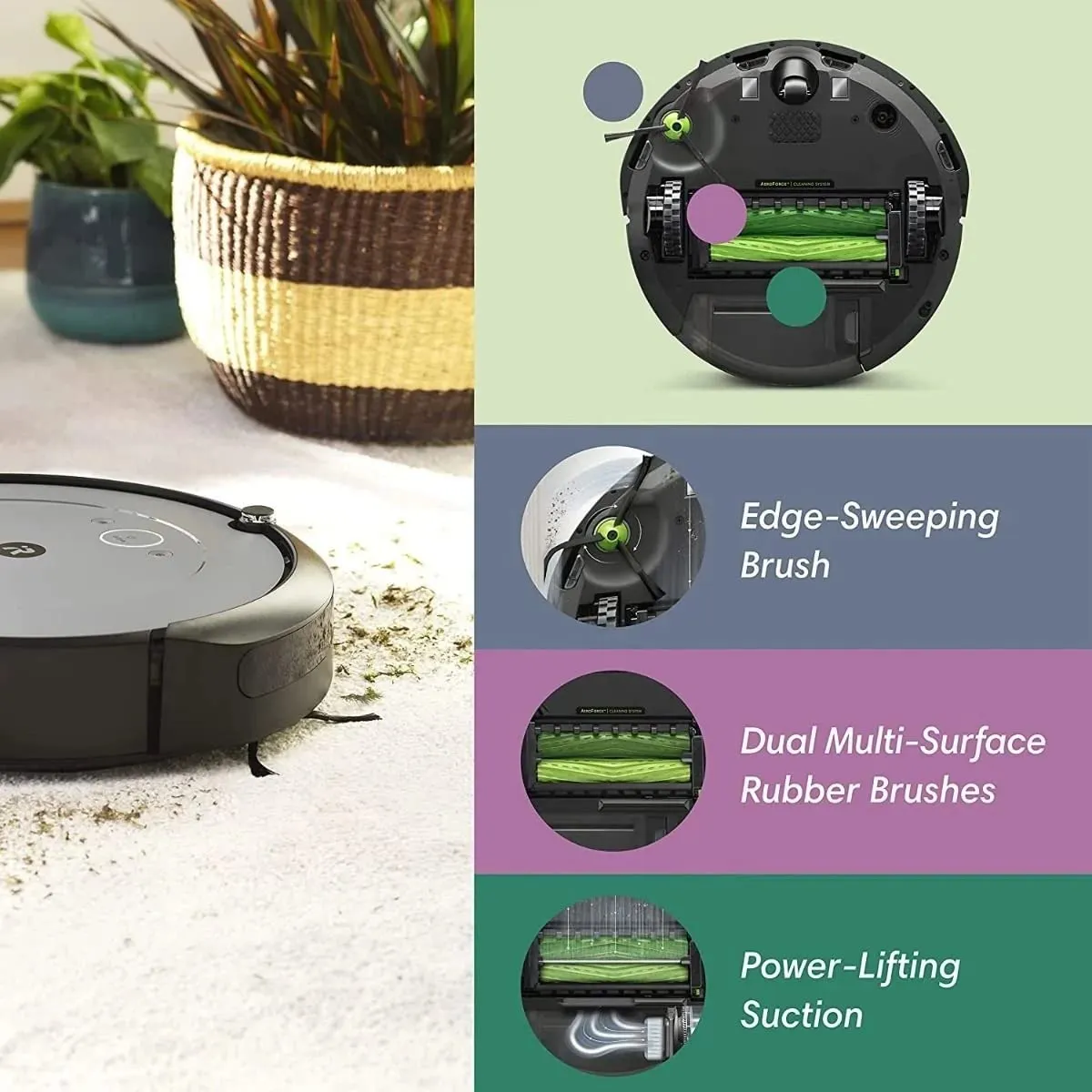 Irobot Roomba I2 2152 Wi Fi Robot Vacuum Alexa Compatible Pet Hair Carpets