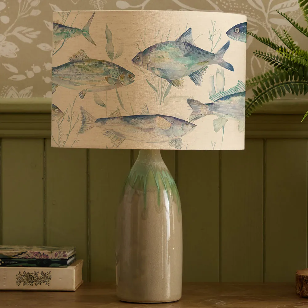 Ives Waters Eva & Narvi Complete Table Lamp Jade/Marine