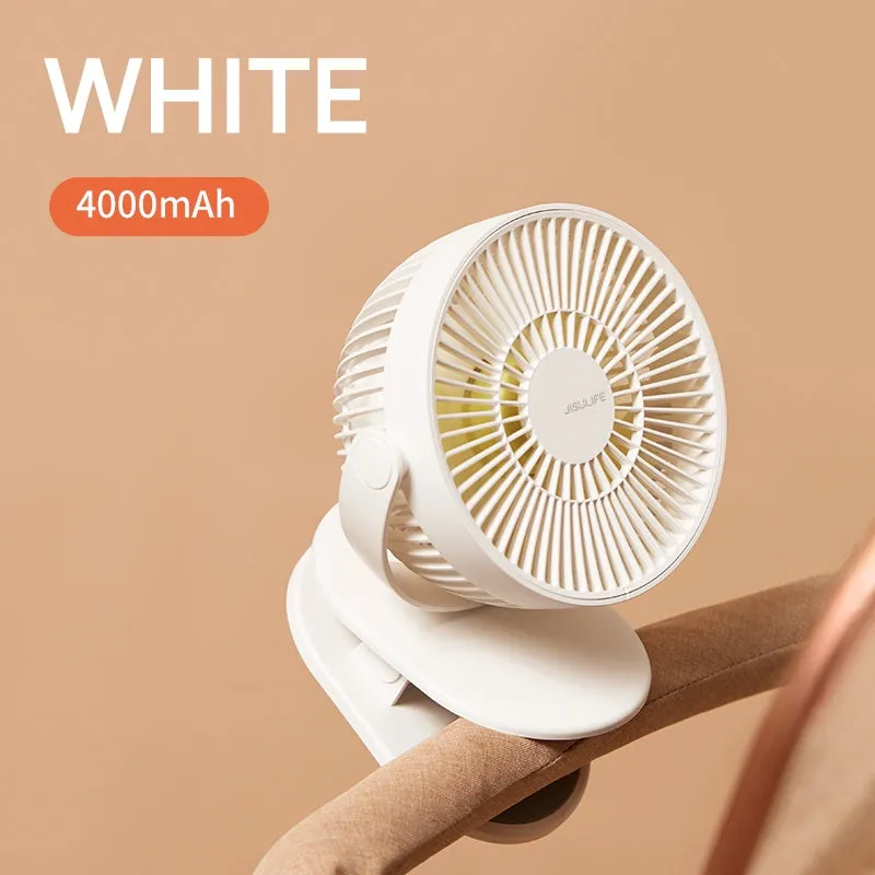 JISULIFE FA18S 3 In 1 Combo Clip Fan Life1 / Clip Table Fan / 4000mAh Battery / 4 Wind Speed / 360° rotation