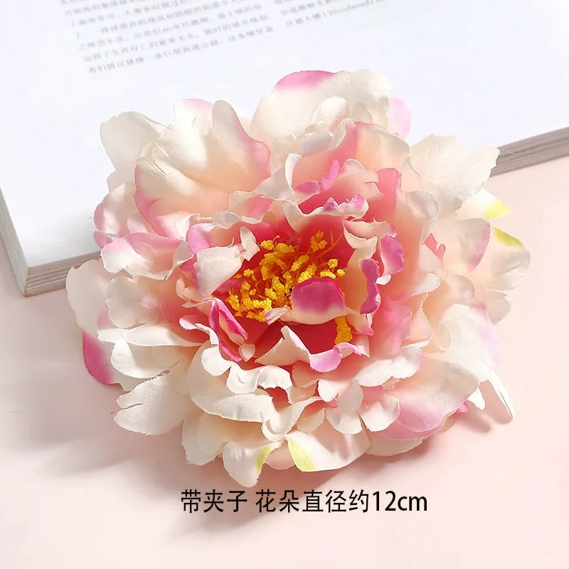 Juan Hua 绢花 Silk Flower Variety Hair Clips