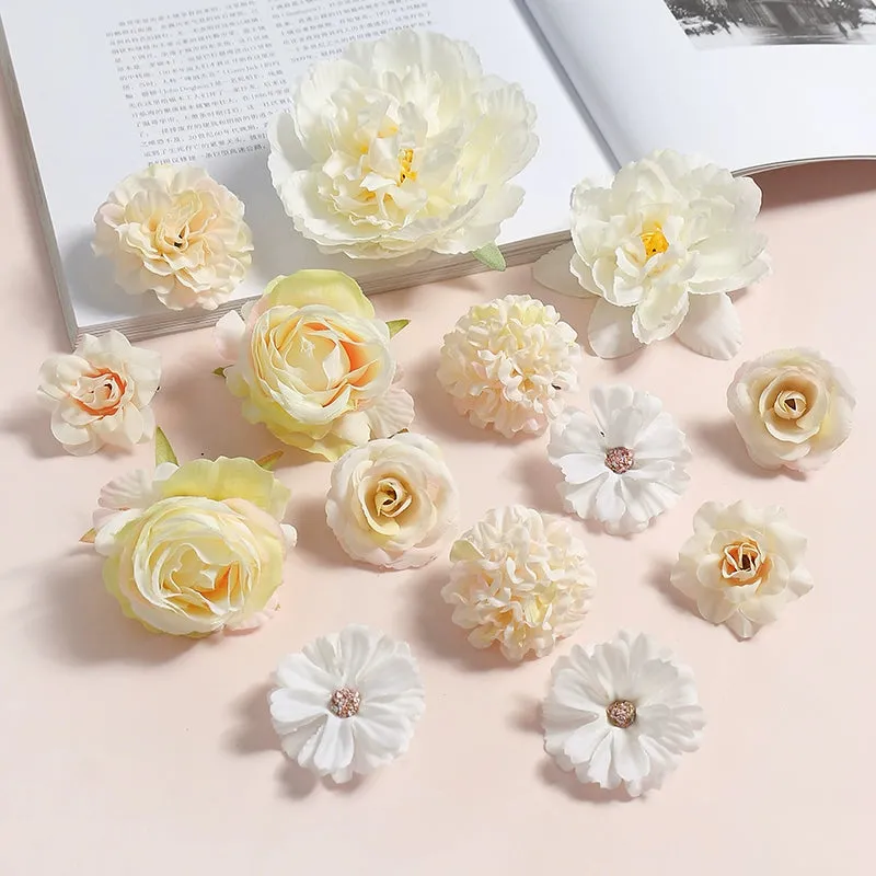 Juan Hua 绢花 Silk Flower Variety Hair Clips