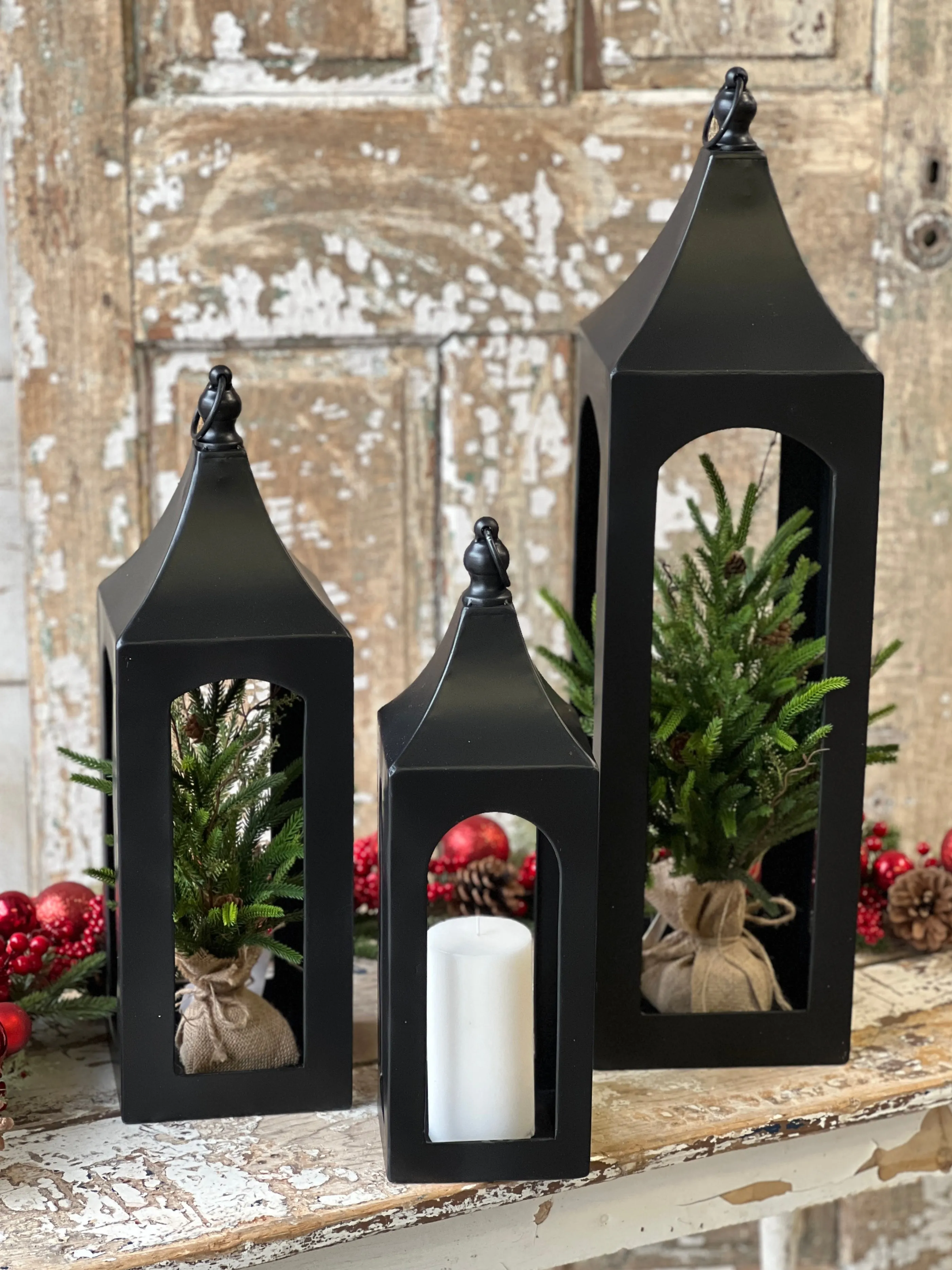 Juliette Lanterns | Set/3 | Black