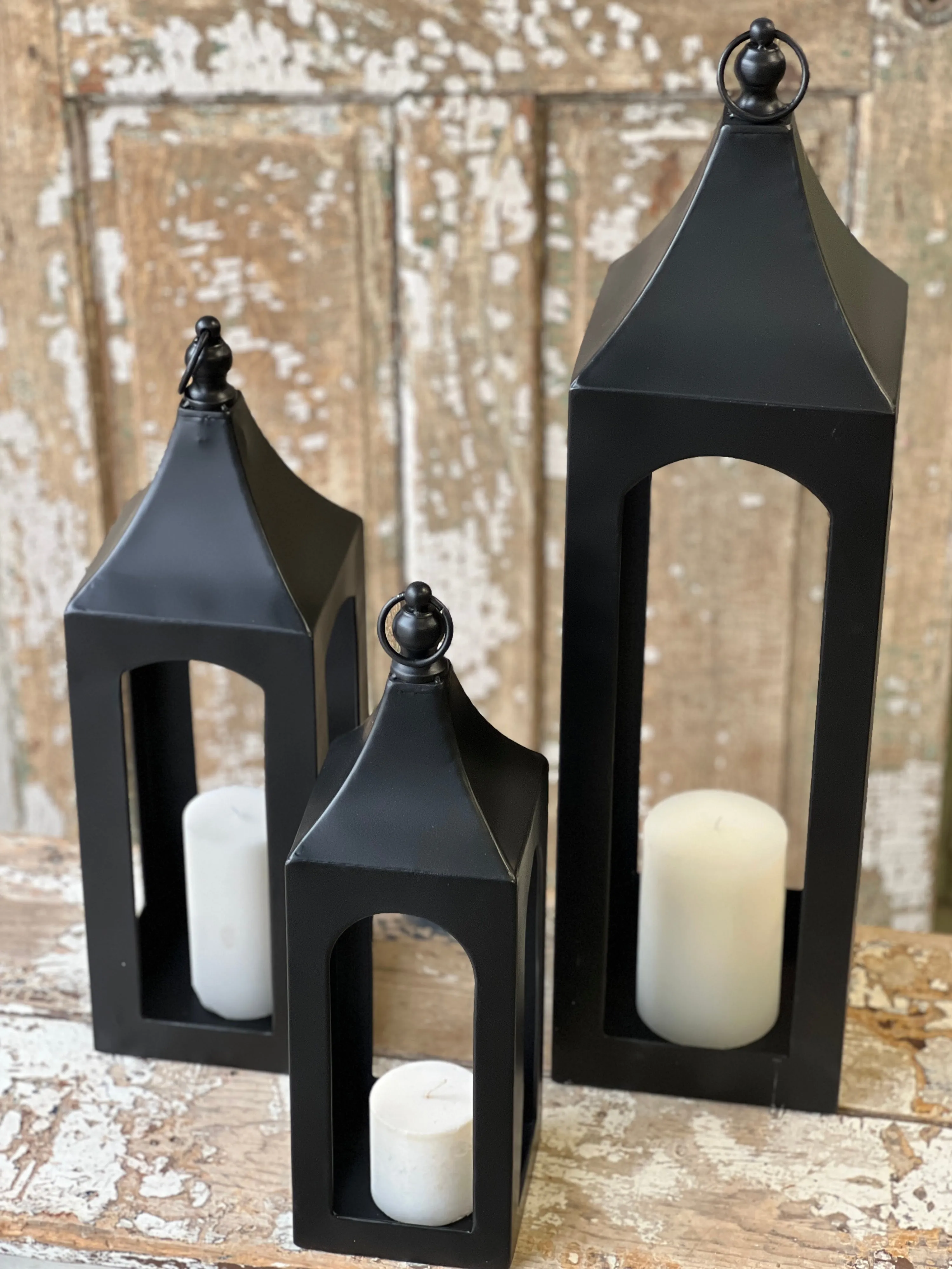 Juliette Lanterns | Set/3 | Black