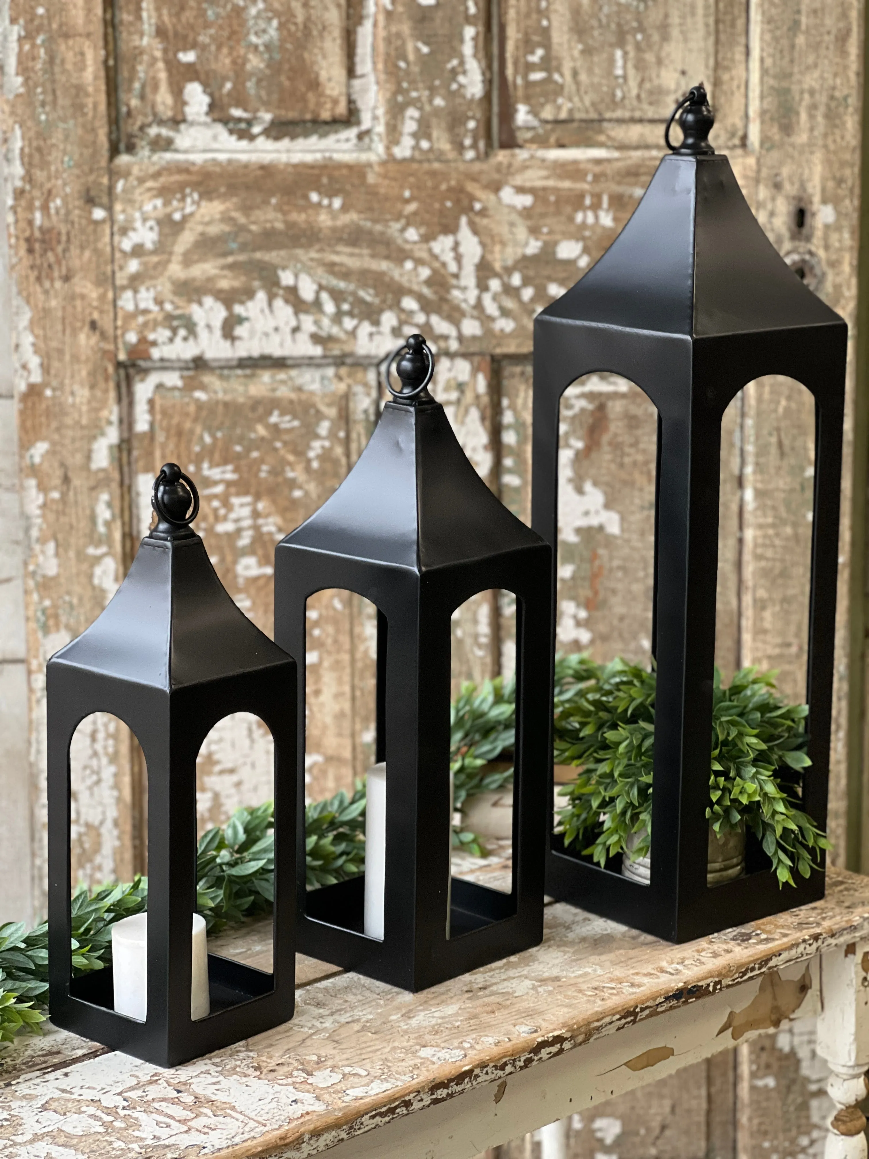 Juliette Lanterns | Set/3 | Black