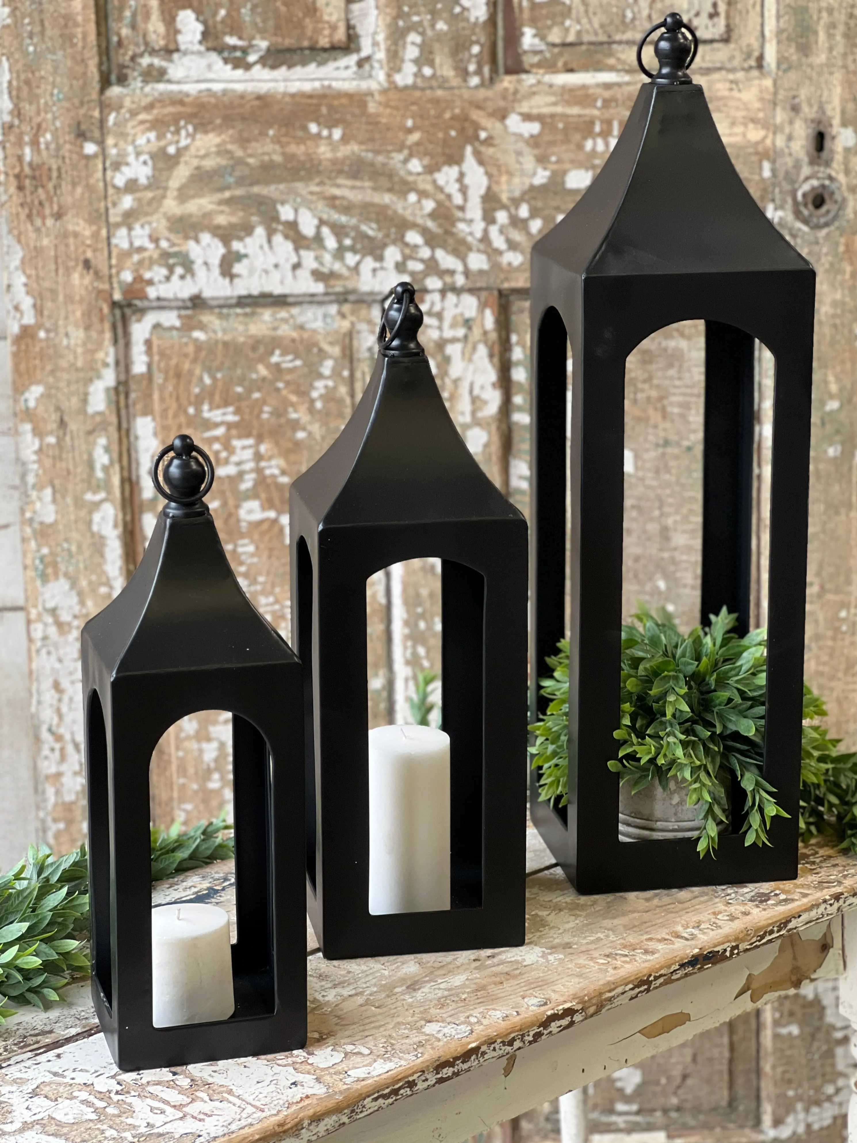 Juliette Lanterns | Set/3 | Black