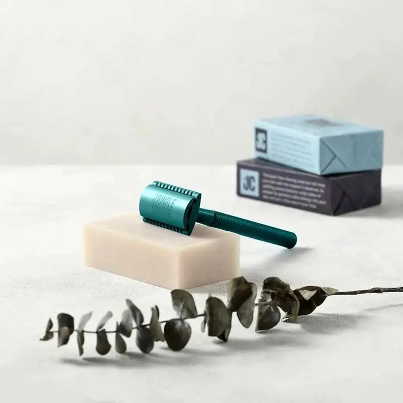 Jungle Culture Reusable Safety Razor - Teal (Limited Edition)