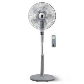 KEPLIN 16 Inch Pedestal Fan 26-Speed, 10 Blades Standing Fan, Remote Control & LED Display Adjustable Height, Turbo Wind Speed,3 Modes, 24-Hour Timer & 90° Oscillation for Home,Office & Bedroom