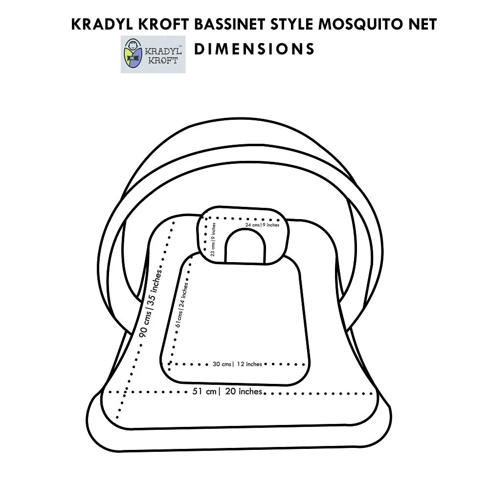 Koala -  Kradyl Kroft Bassinet Style Mosquito Net Bedding for Infants