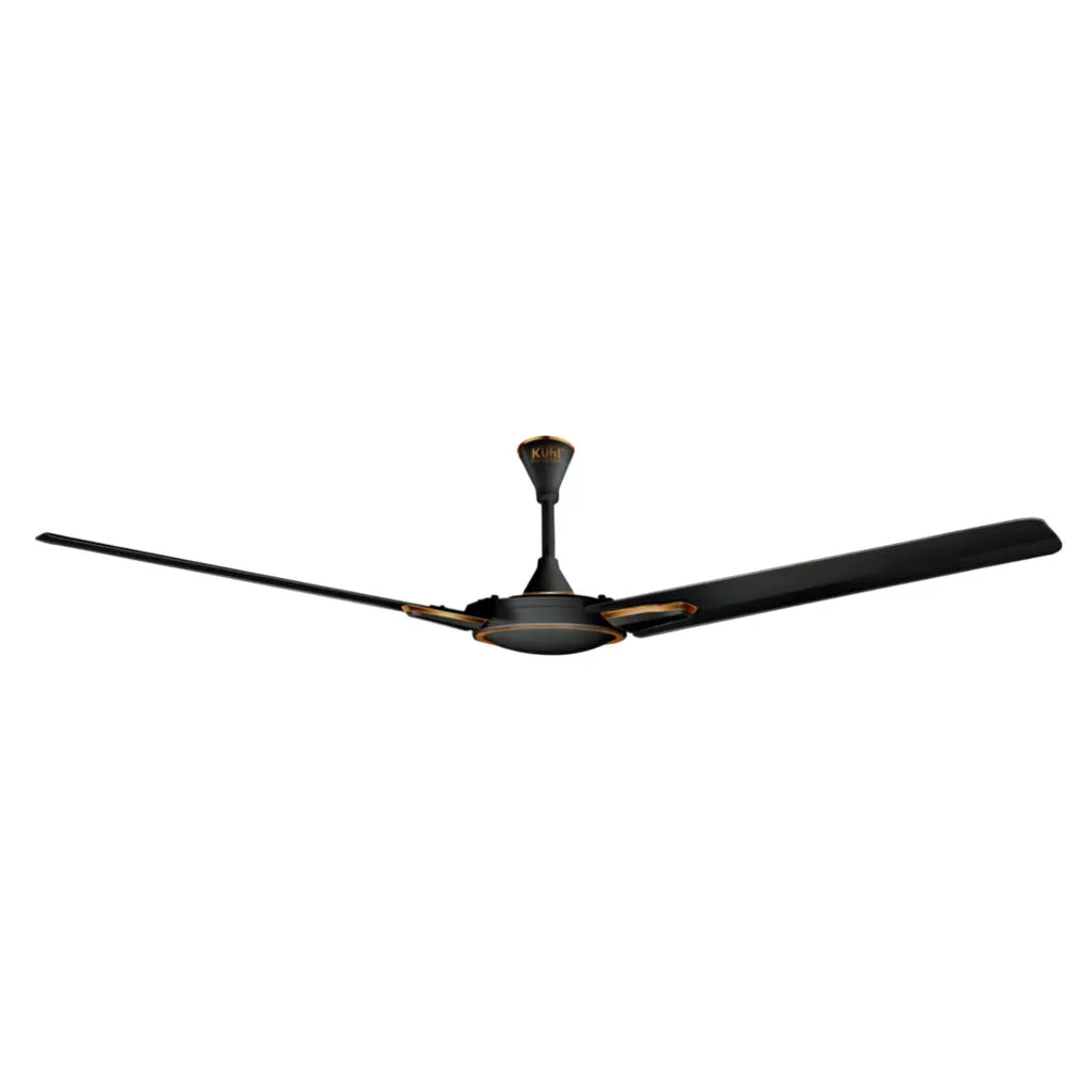 Kuhl Prima A1 BLDC Ceiling Fan With Remote 900 mm Black