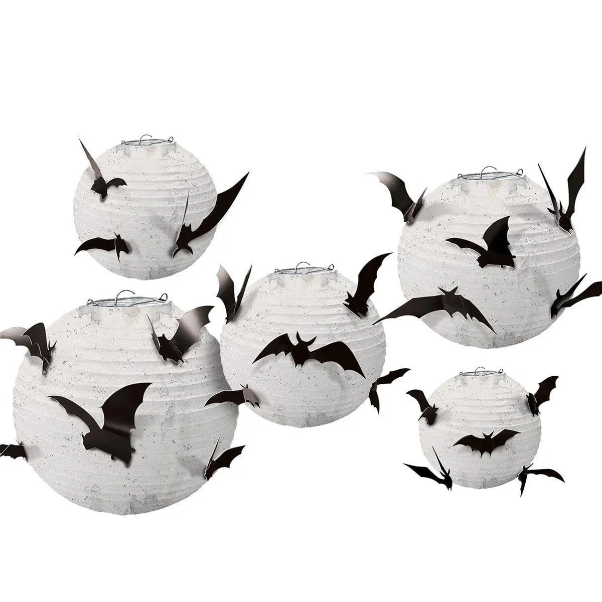 Lantern With Bats, 5 count