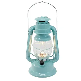 LED METAL LANTERN / 12" / BLACK, WHITE OR TEAL