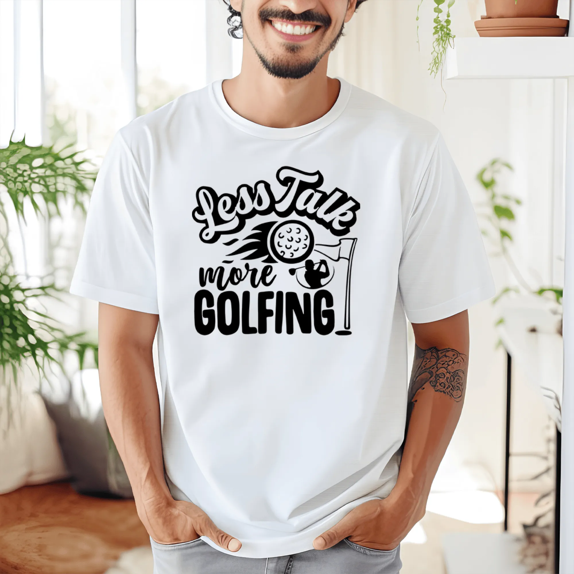 Less Talk More Golf Mens T Shirt