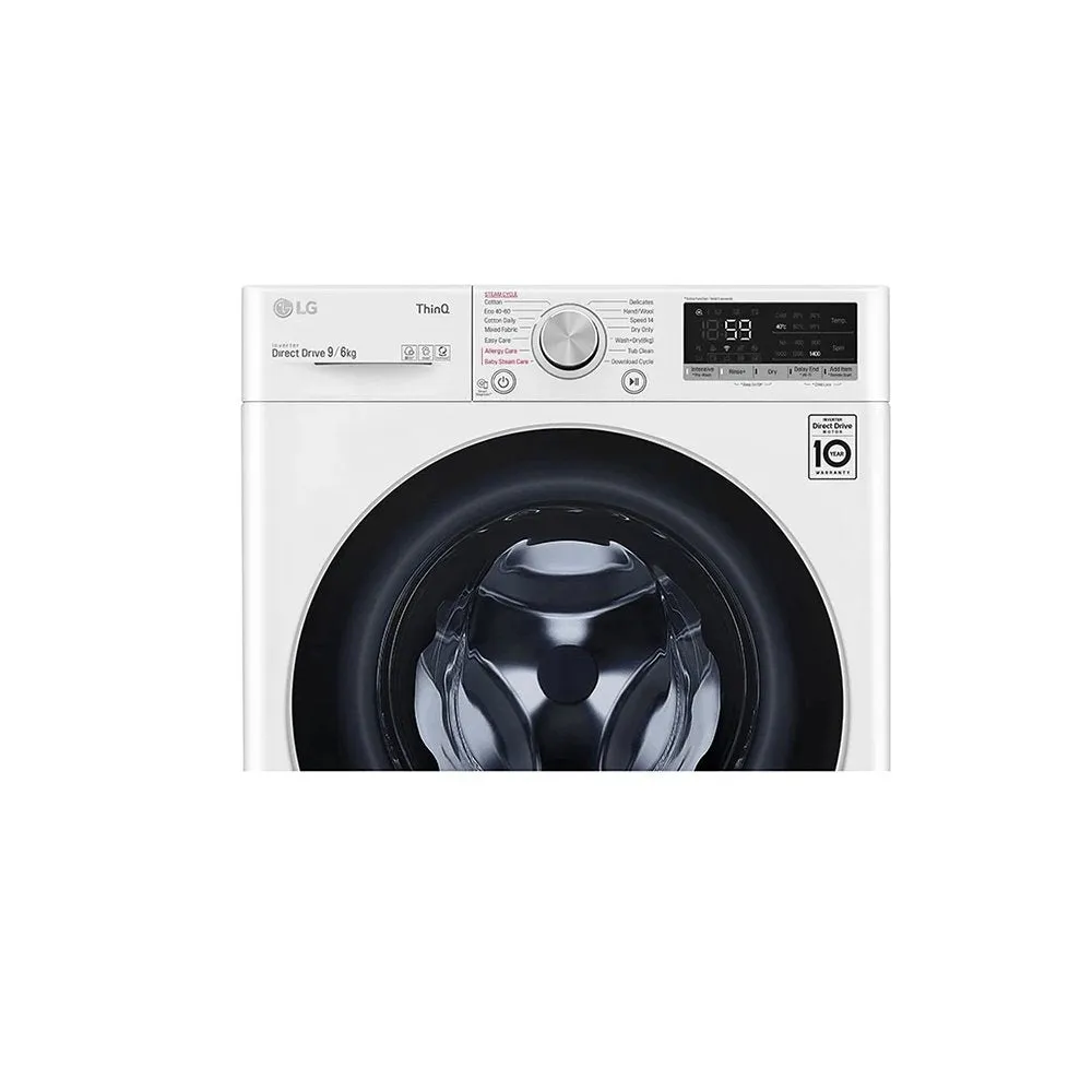 LG FWV696WSE 9kg/6kg 1400 Spin Washer Dryer  White