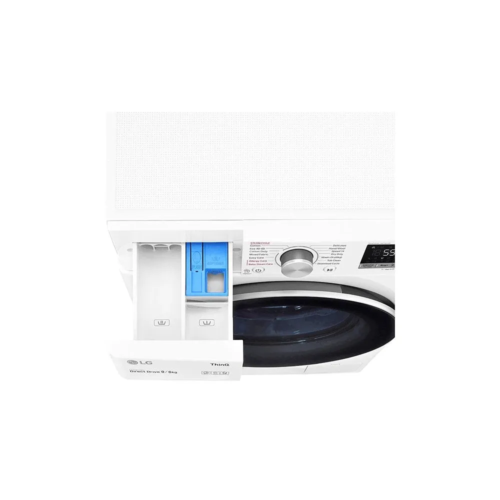 LG FWV696WSE 9kg/6kg 1400 Spin Washer Dryer  White