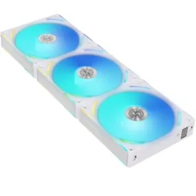 LIAN LI UNIFAN AL120 V2 CABINET FAN TRIPLE PACK WHITE