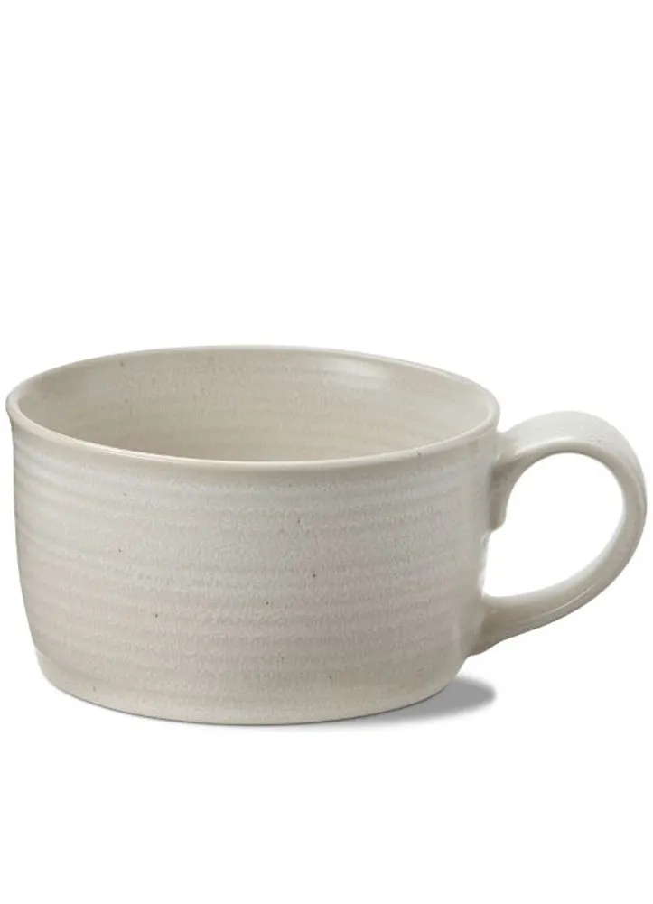 Loft Rea Glz Soup Mug Mt White by Tag