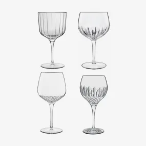 Luigi Bormioli | Gin Glass Selection Gin Tonic Stemware Assorted -  Set of 4