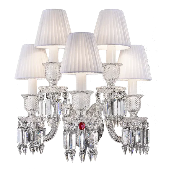 Luxury 5-Candle Light Crystal Wall Lamp