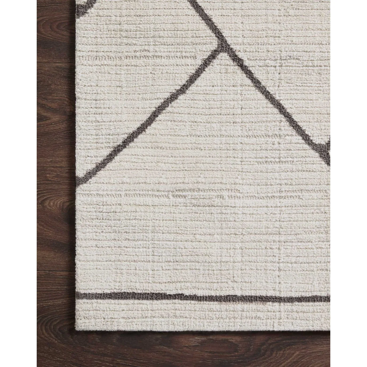 Magnolia Home Logan Ivory/Charcoal Rug