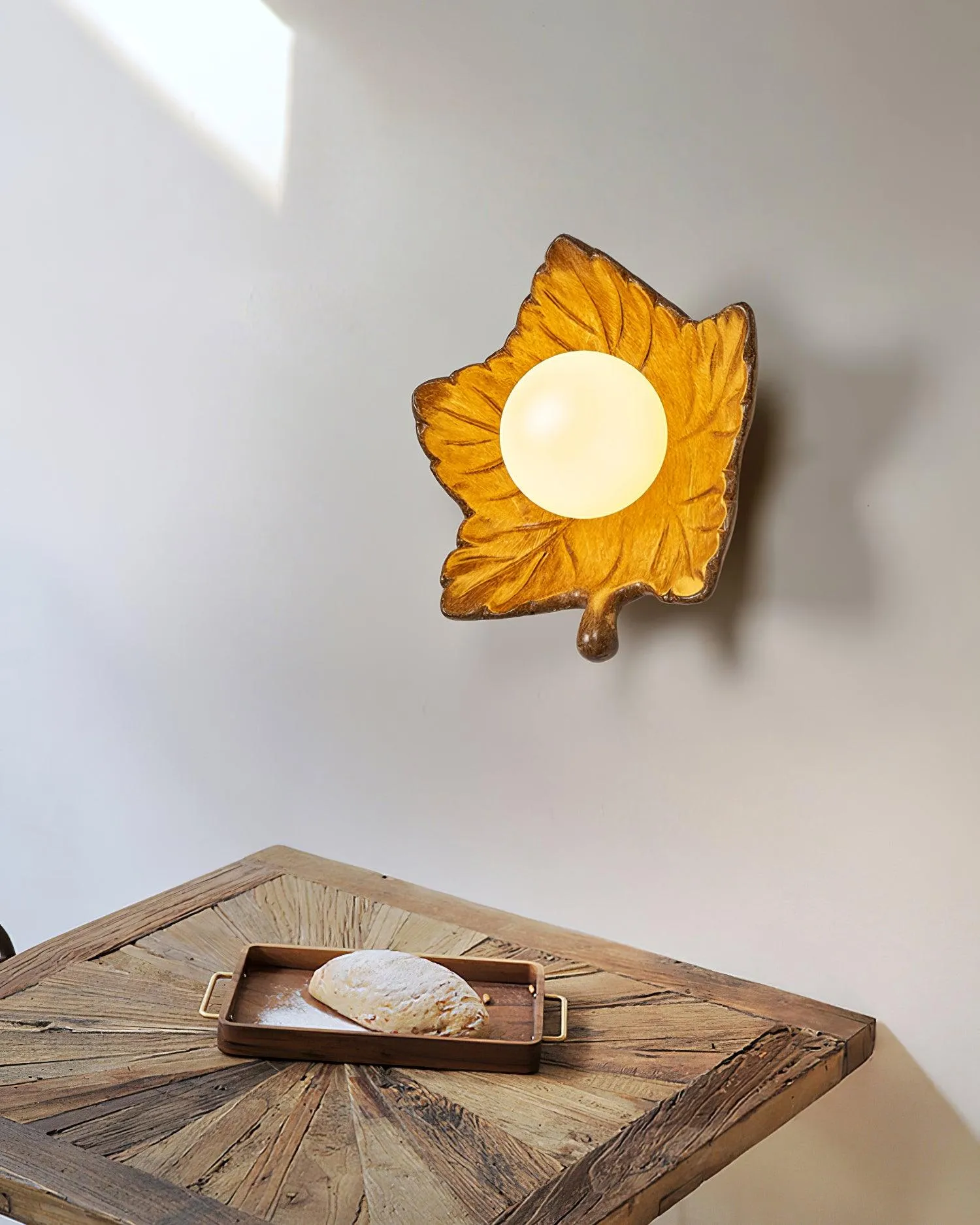 Maple Leaf Wall Light