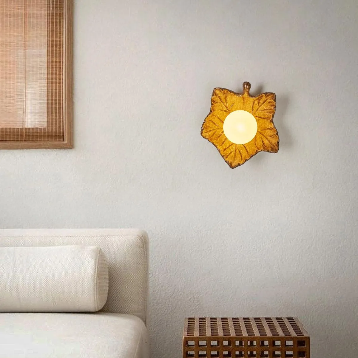 Maple Leaf Wall Light