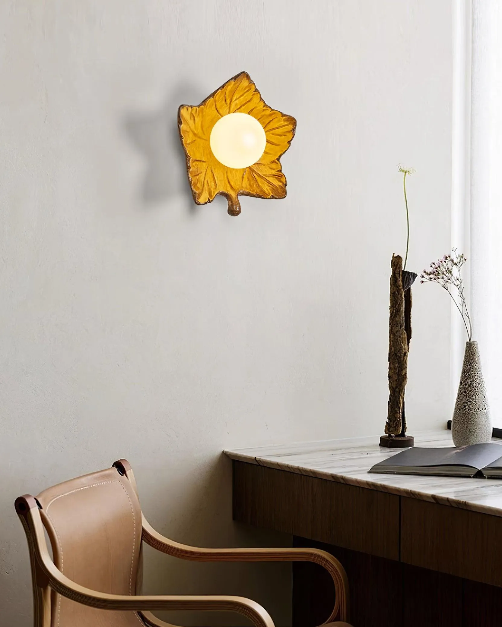 Maple Leaf Wall Light