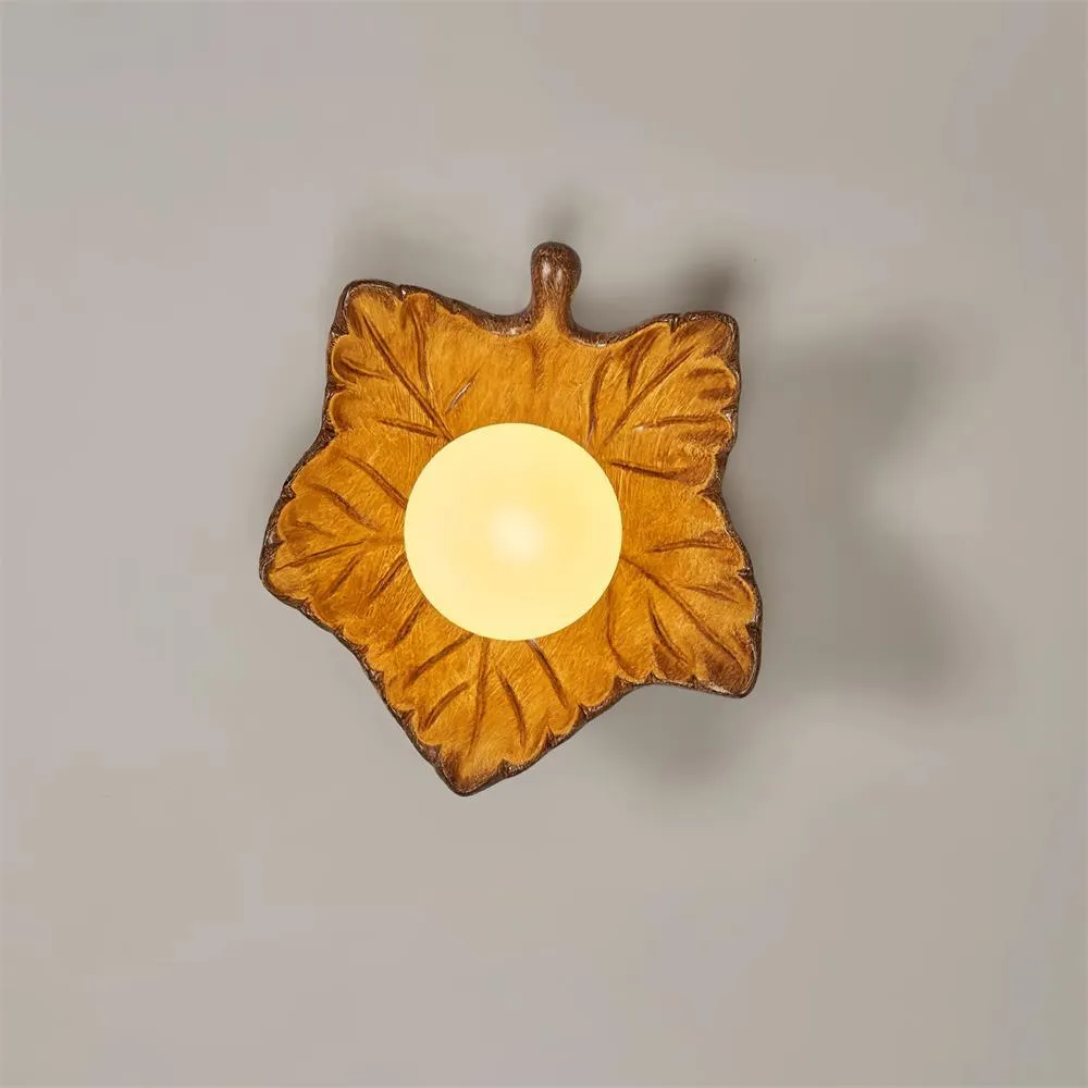 Maple Leaf Wall Light